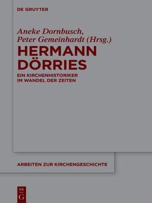 cover image of Hermann Dörries